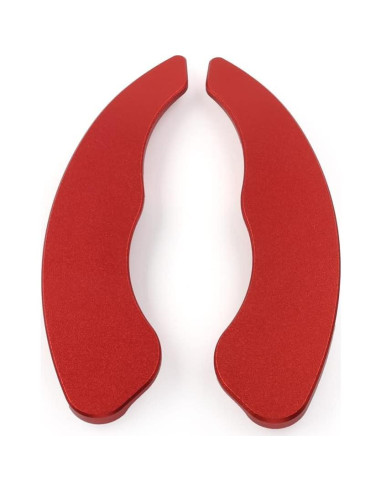 Extensión Palanca de Cambio Volante Aluminio BACAR Rojo Ford