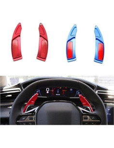 Palancas de Cambio Extensión Peugeot 208 308 508 2008 3008 5008 Plata 2