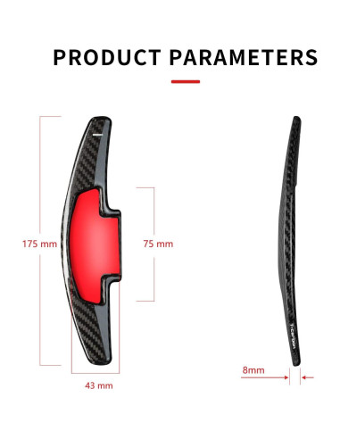 Extensión de Palanca de Cambio T-carbon para Honda y Acura