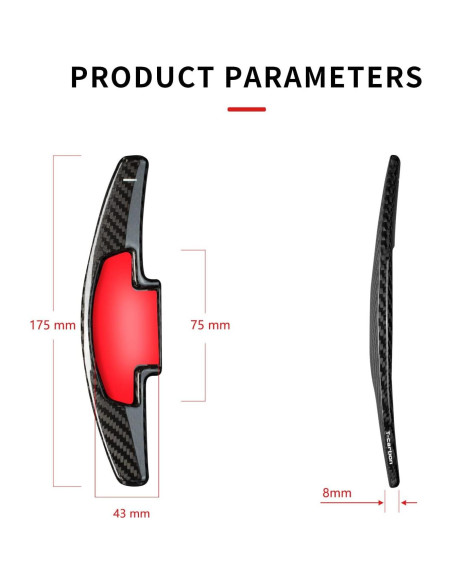 Extensión de Palanca de Cambio T-carbon para Honda y Acura