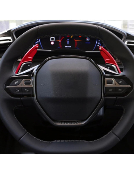 Palancas de Cambio Extensión Peugeot 208 308 508 2008 3008 5008 Plata