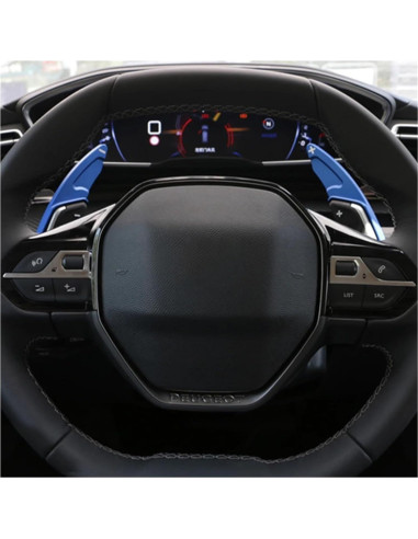 Palancas de Cambio Extensión Peugeot 208 308 508 2008 3008 5008 Plata