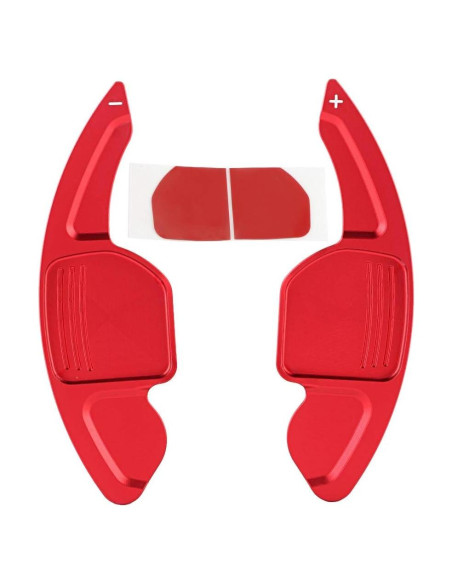 Palanca de Cambio de Volante KIMISS Rojo Brillante 2pcs