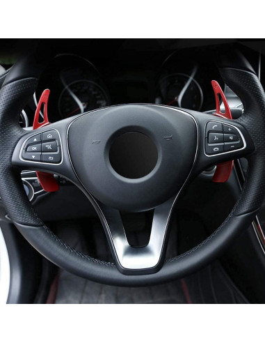 Palanca de Cambio de Volante KIMISS Rojo Brillante 2pcs