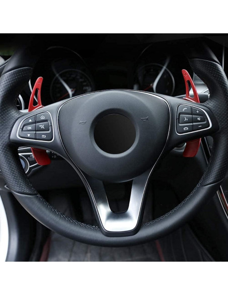 Palanca de Cambio de Volante KIMISS Rojo Brillante 2pcs