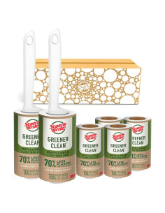 Rodillo Quitapelusa Scotch-Brite Greener Clean, 2 Rodillos + 4 Recargas