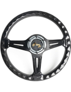 Volante de Carreras RASTP de Fibra de Carbono 345mm Universal 2