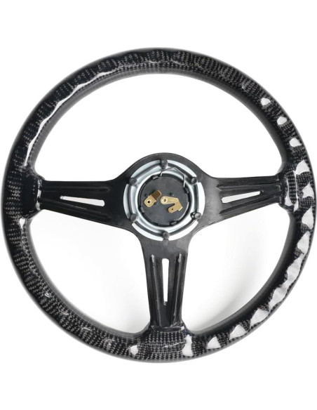 Volante de Carreras RASTP de Fibra de Carbono 345mm Universal