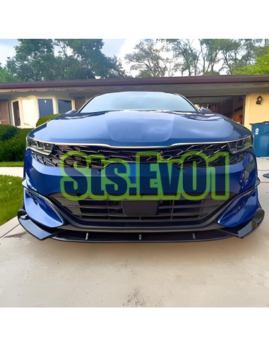 Labio Frontal Splitter STSEV01 para KIA K5 2021-2026 - 3 Piezas