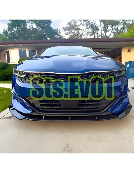 Labio Frontal Splitter STSEV01 para KIA K5 2021-2026 - 3 Piezas