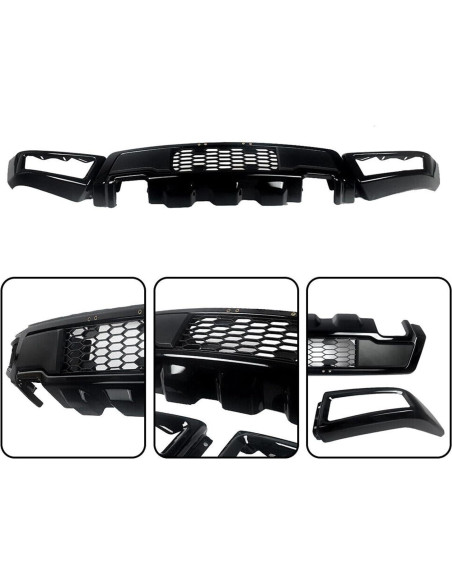 Parachoques Delantero YIGRRO F-150 2009-2014 Acero Negro
