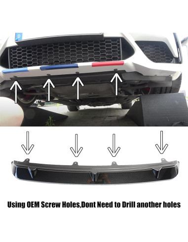 Labio de Parachoques Frontal BMW F87 M2C 2016-2020 ABS Carbono