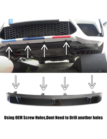 Labio de Parachoques Frontal BMW F87 M2C 2016-2020 ABS Carbono