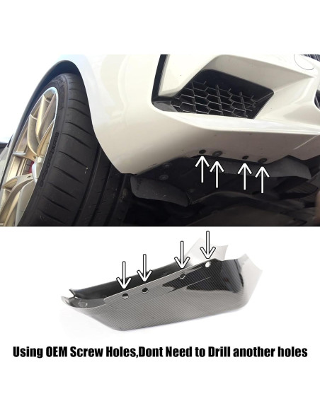 Labio de Parachoques Frontal BMW F87 M2C 2016-2020 ABS Carbono