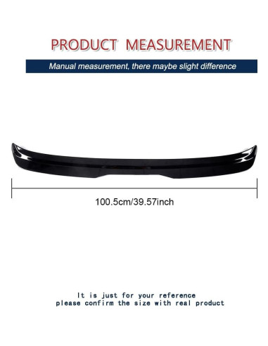 Spoiler de Techo Trasero Volkswagen Golf 7 MK7 2014-2019