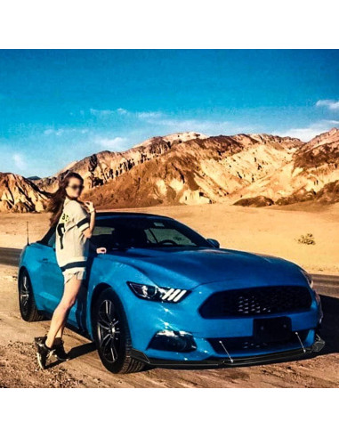 Divisores de Labio Frontal Negro DREAMIZER para Autos Universales