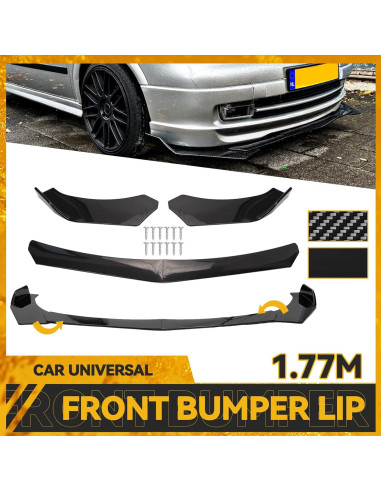 Protector de Spoiler de Labio Frontal AUTOXBERT Negro Universal