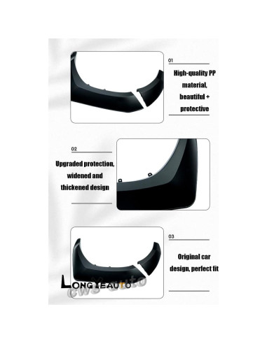 Fender Flares Mabett para Toyota Hilux Revo 2015-2025 6PCS