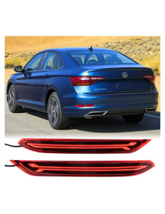 Luz Trasera LED Dreamseek para VW Jetta 2019-2022 Rojo