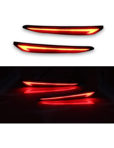 Lente Ahumada LED GTINTHEBOX para Ford Fusion Mondeo 2013-2018