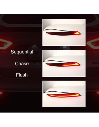 Lente Ahumada LED GTINTHEBOX para Ford Fusion Mondeo 2013-2018