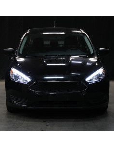 Faros Proyector LED Ronnin para Ford Focus 2015-2018 - Cromo 2