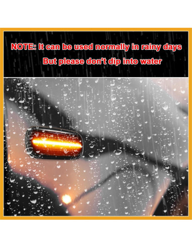 Luces de Marcador Lateral LED Partuto para BMW 528I 540I M5