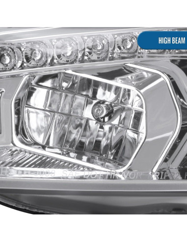 Faros Proyector LED Ronnin para Ford Focus 2015-2018 - Cromo