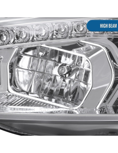 Faros Proyector LED Ronnin para Ford Focus 2015-2018 - Cromo