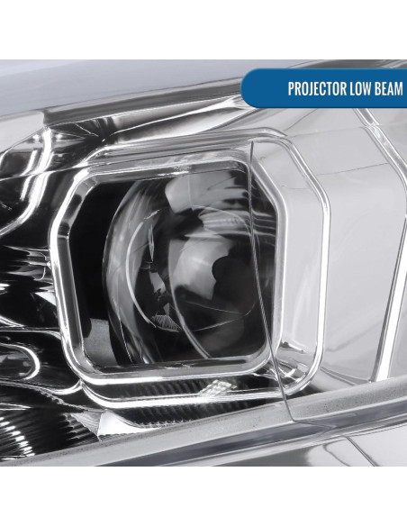 Faros Proyector LED Ronnin para Ford Focus 2015-2018 - Cromo