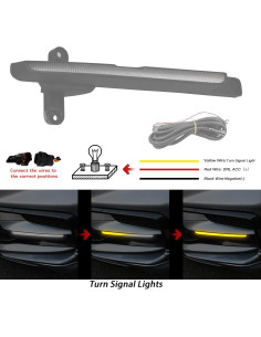 Luces de Niebla Delanteras LED BINQIGOO para Toyota Corolla 2024 2