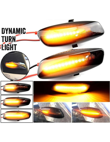 Luz de Señal de Giro LED Dinámica Peugeot 308 207 3008