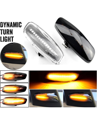 Luz de Señal de Giro LED Dinámica Peugeot 308 207 3008