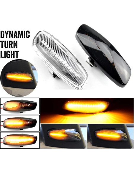 Luz de Señal de Giro LED Dinámica Peugeot 308 207 3008