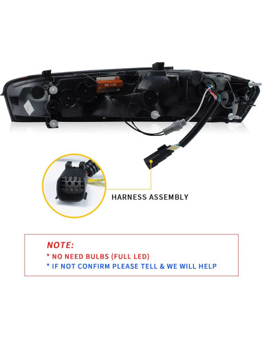 Luces Traseras LED VLAND para Chevrolet Camaro 2016-2018