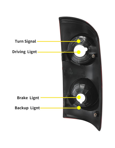 Luz Trasera HECASA Izquierda para Dodge Ram 2007-2009