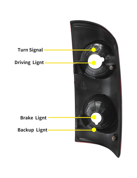 Luz Trasera HECASA Izquierda para Dodge Ram 2007-2009