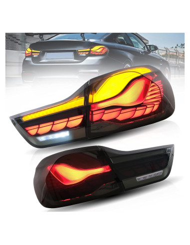 Luces Traseras LED VLAND Ahumado para BMW Serie 4 y M4 2014-2020