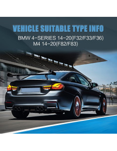 Luces Traseras LED VLAND Ahumado para BMW Serie 4 y M4 2014-2020 2