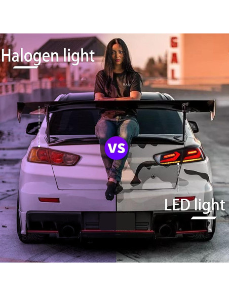 Luces traseras Archaic ahumadas para Mitsubishi Lancer EVO X 2008-2020