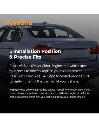 Luz Trasera Izquierda Buxatina para BMW 2012-2015