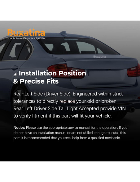 Luz Trasera Izquierda Buxatina para BMW 2012-2015