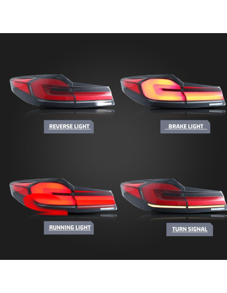 Luces Traseras LED Glistuning para BMW 5-Series G30 F90 2017-2020
