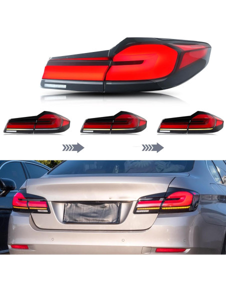 Luces Traseras LED Glistuning para BMW 5-Series G30 F90 2017-2020