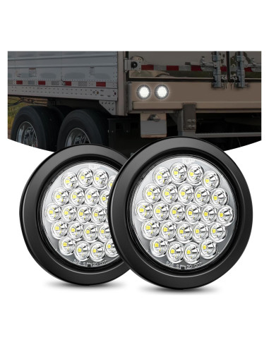 Luz Trasera Redonda Nilight 4 Pulgadas 24LED IP67 2PCS