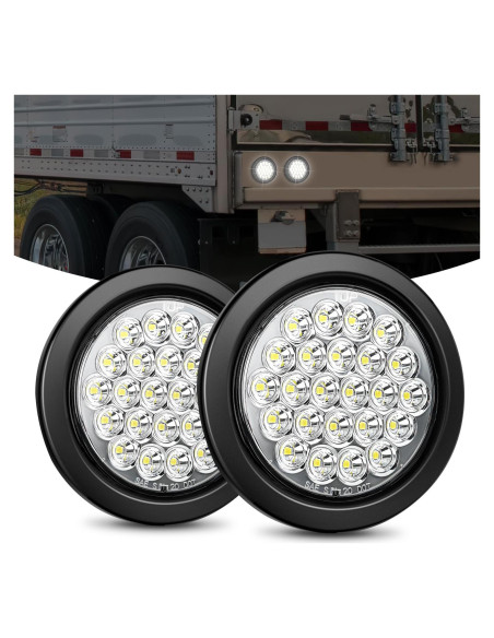 Luz Trasera Redonda Nilight 4 Pulgadas 24LED IP67 2PCS