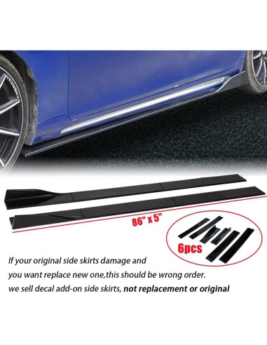 Faldones Laterales Universales STSEV01 para VW New Beetle 1999-2005