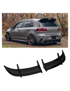 Spoiler Trasero AK Car para MK6/R-Line ABS Negro Brillante