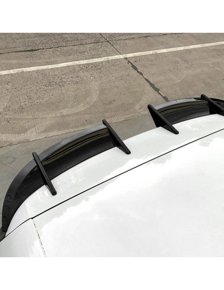 Spoiler Trasero AK Car para MK6/R-Line ABS Negro Brillante
