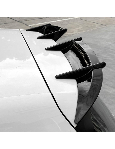 Spoiler Trasero AK Car para MK6/R-Line ABS Negro Brillante